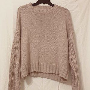 Pink knitted Sweater